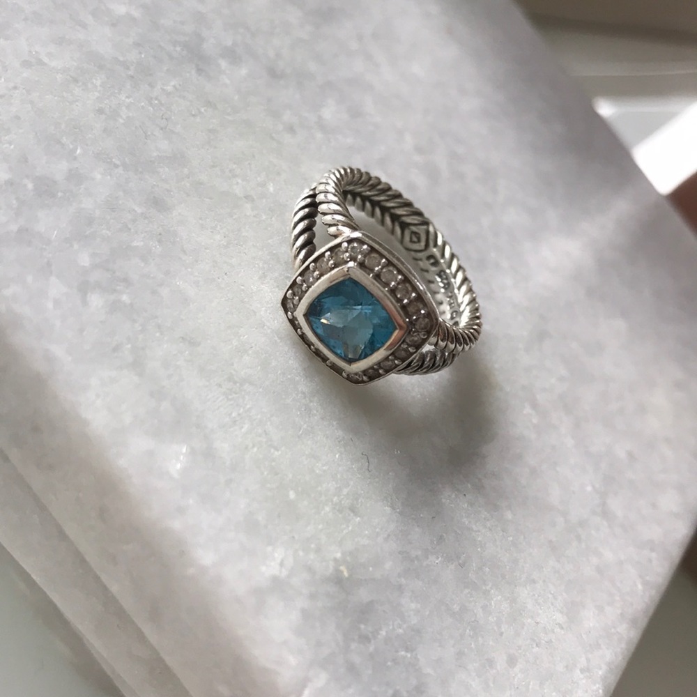 Blue Topaz David Yurman Ring